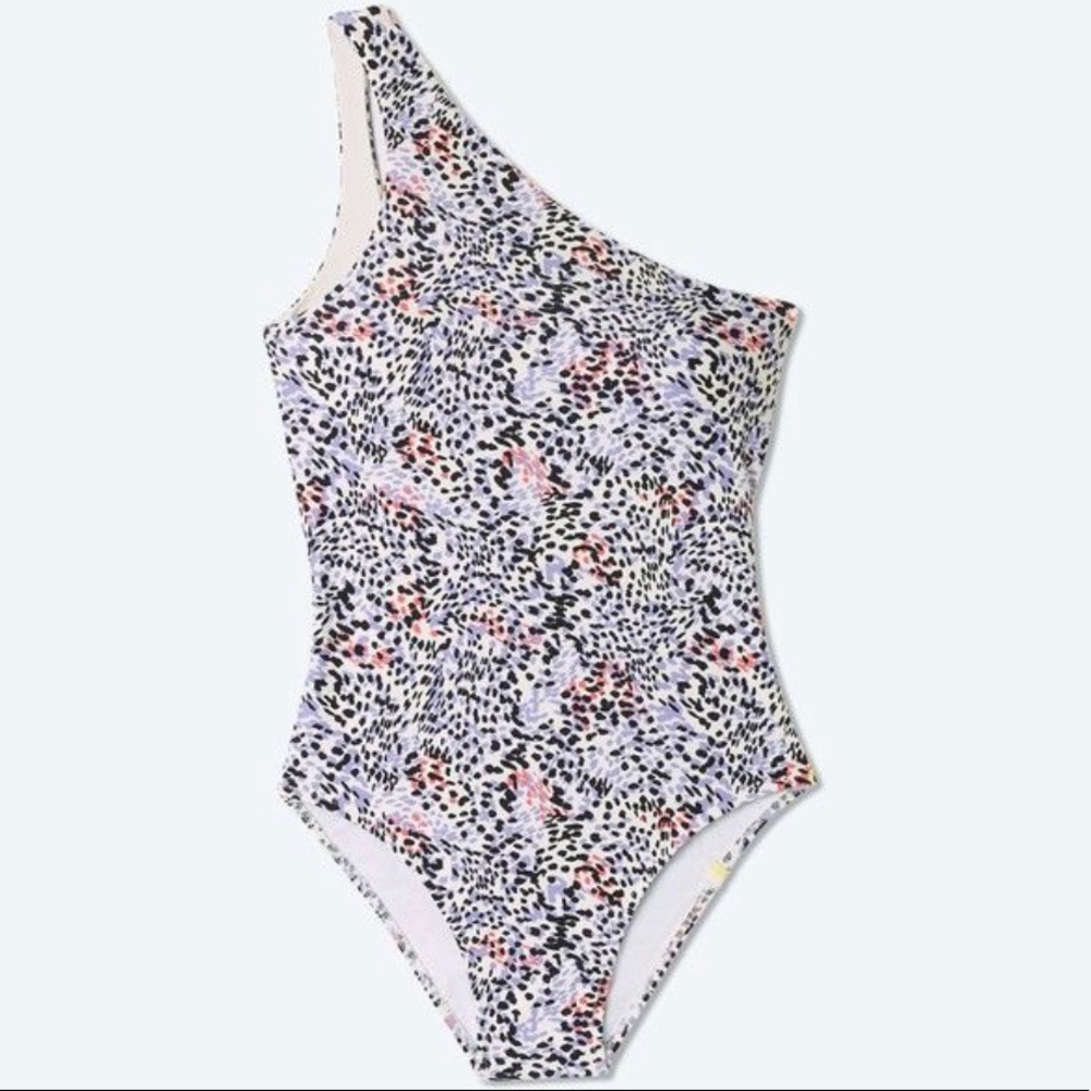 Summersalt Limited Edition Sidestroke in Lavender Fields, size 14, EUC